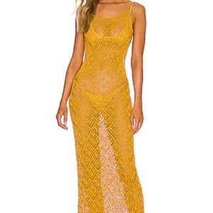 Savannah Morrow Jamaican Crochet Maxi Dress